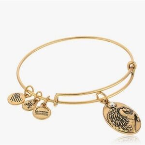 🪷 Alex and Ani Gold Pegasus Adorned w/ Swarovski® Crystal